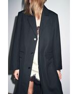 $199 ZARA WOMAN OVERSIZED BLACK COLLECTION COAT - L-XL - $159.99