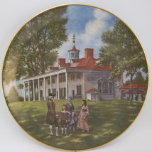 Gorham Collector Plate Historical Houses Mount Vernon VA George Washington - $13.86