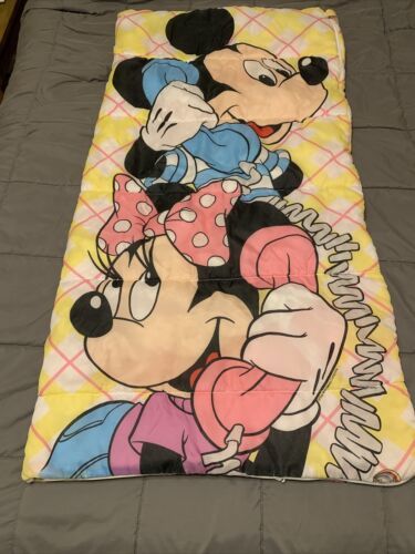 Primary image for Vintage John Kid Sleeping Bag Mickey And Minnie The Walt Disney Company