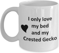 Funny Crested Gecko Lover Mug Reptile Pet Love My Crested Gecko Coffee Cup - £11.31 GBP