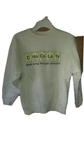 Vintage Better Living Through Chemistry Chocolate Womens Sweatshirt Medium - £18.77 GBP