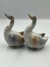 VTG COLLECTIBLE JAPAN Takahashi Salt &amp; Pepper Shakers White Porcelain SE... - £11.29 GBP