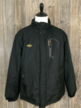WantDo Ski Jacket Men XL Black Faux Fur Lined Warm Winter Snow Snowboard... - $39.60