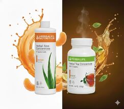Herbal Tea Concentrate Original Flavor 3.6Oz &amp; Mandarin Aloe Pint Exp5/27 - $129.21 CAD