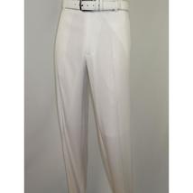 Men Silversilk 2pc Walking Leisure Matching Suit Italian Woven Knits 71003 White image 3