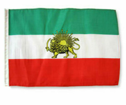 12X18 12&quot;X18&quot; Iran Lion Sleeve Flag Boat Car Garden - £11.18 GBP