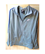 Nike Knit Sportswear Track Jacket Men&#39;s Medium Grey Warm Up Jacket N98 A... - $29.20 CAD