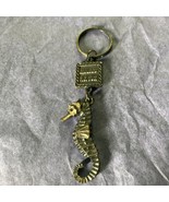 Cute Cool Rustic Bronze Style Seahorse Keychain Keyring From Mulege, Baj... - €6,37 EUR