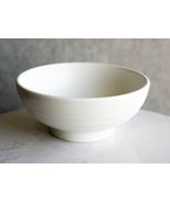 Pack Of 6 Contemporary Ridged 7.5&quot;D Matte White Melamine Salad Pasta Sou... - €66,56 EUR