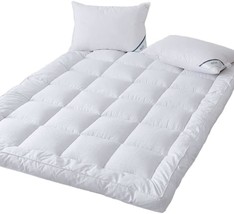 3 Inch Extra Thick Mattress Topper Twin Xl Size Cooling Mattress Pad Cover. - £49.70 GBP