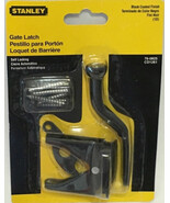 Black Wrought Steel Gate Latch for outdoor cellar door hatchway Stanley ... - $21.25 CAD