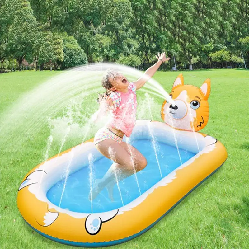 Children Outdoor Water Splash Pads PVC Play Pool Swimming Pool Spray Mat Kids - £46.63 GBP+