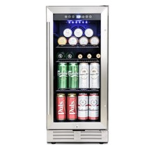 High Quality Home 15 Inch Beverage Cooler 120 Cans Capacity Fridges Cellars - £536.28 GBP