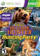 NEW SEALED Cabela&#39;s Big Game Hunter: Hunting Party XBOX 360 Video Game Kinect - £59.31 GBP