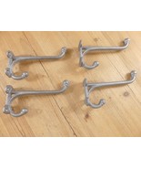 4 LARGE HARNESS HOOKS RACK COAT HAT CAST IRON HEAVY DUTY **READ DESCRIPT... - $605.17 MXN