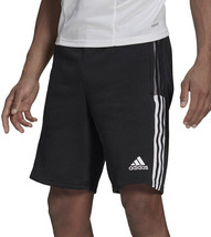 adidas Originals Tiro 21 Sweat Shorts Black White Men&#39;s Size Large New With Tags - £38.67 GBP
