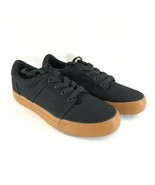 Kikz USA Mens Sneakers Low Top Canvas Black Lace Up Size 8 - £15.13 GBP