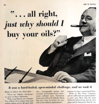 1936 Texaco Oil Advertisement Industrial Ursa Lubricant Mill &amp; Factory F15F - $42.03 CAD