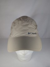 Columbia Hat Cap Beige Omni Tech Waterproof Breathable Adjustable Strap Back - £16.26 GBP