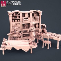 3D Printed STL Miniatures Embalmer Set Fantasy NPC 2 | 28 - 32mm War Gam... - $8.81+