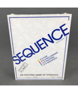 Original SEQUENCE Game with Folding Board Cards and Chips by Jax 1995 NEW Sealed - £11.51 GBP