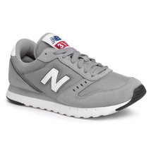 New Balance ML311LG2 Sneaker Men&#39;s Grey Genuine Leather Athletic Shoes Size 13 - £73.95 GBP