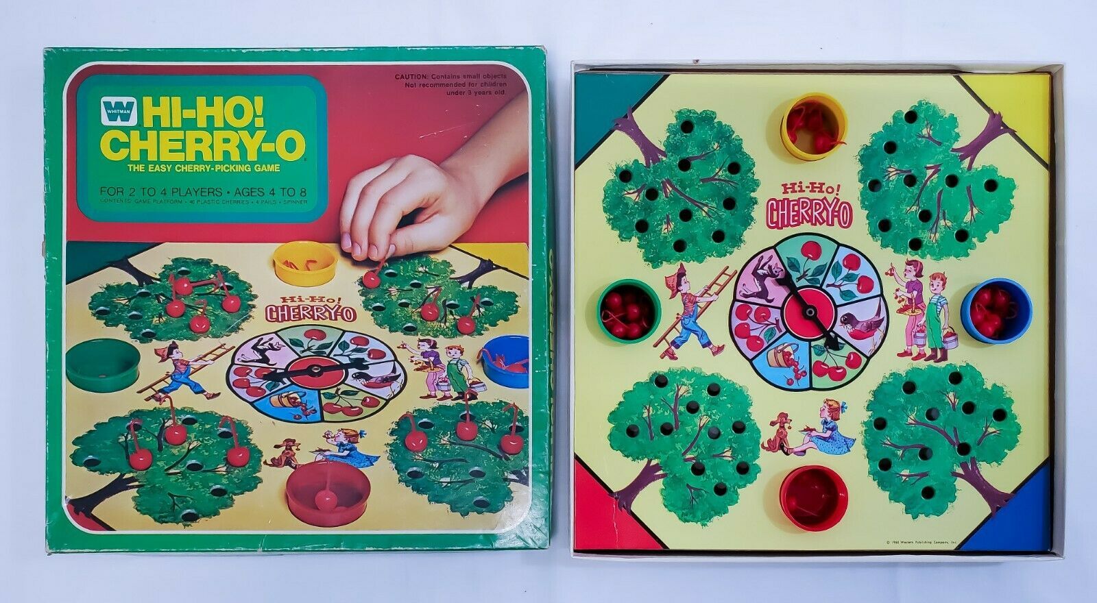 ORIGINAL Vintage Whitman Hi Ho Cherry O Board Game - £19.45 GBP