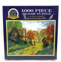 Sealed A Late Stroll Telford Jigsaw Puzzle 1000 Piece Gold Seal 20x27 - $28.13