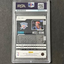 2020-21 Panini Chronicles Playbook #190 Moses Brown AUTO Signed Card PSA Slabbed - £102.00 GBP
