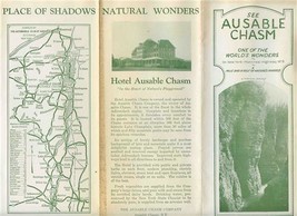 See Ausable Chasm And Hotel Brochure 1930&#39;s New York Lake Champlain - £29.51 GBP