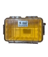 Pelican 1050 Waterproof Micro Case Clear Hard Cover Case Yellow Rubber I... - $22.00