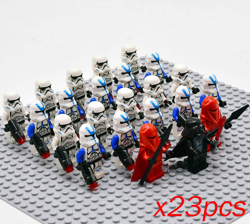 23pcs Star Wars 501st Clone Battalion Army Set B Minifigures Toys