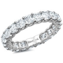 Hacer Su Propio Amortiguador Corte Diamante Eternity Banda ! Traje Metal &amp; - £3,394.26 GBP+