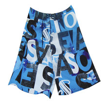 Nwt Letters Summer Beach Men&#39;s Swimwear Trunks Slim Fit Board Shorts Size S - £7.02 GBP