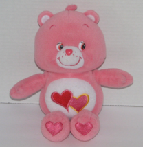 Care Bear Plush Pink Love a Lot Bear 10&quot; - £6.96 GBP