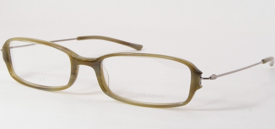OLIVER OL 379 9F4 Olive Green UNIQUE EYEGLASSES GLASSES ACETATE FRAME 51... - $76.77