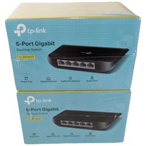 TP-Link TL-SG1005D 5-Port \ Gigabit Desktop Switch New 2 Switches - £22.23 GBP