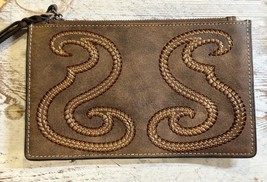 WEATHERED BROWN W/BOOT STITCH WALLET by TONY LAMA RFI - Cowgirl Western-... - $19.99