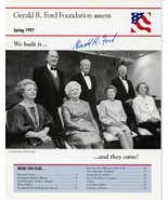 President Gerald R Ford Signed Ford Foundation Newsletter1997 - £77.32 GBP