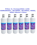 Fit Ice & Water Refrigerator Filter2 EDR2RXD1 Filter W10413645A W10413645 6 Pack - $99.99