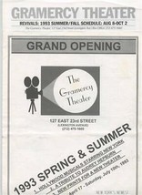 Gramercy Theater Grand Opening &amp; Elizabeth Taylor Films Programs 1993 Ne... - $17.82