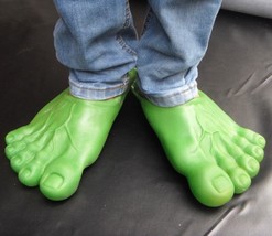 Big Foot Funny Toe Slippers Shoe Flats Party Sandals Scary  Green - £17.54 GBP