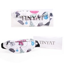 TINYAT Winter Waist bag Pack Purse Women Christams Casual Large Phone Belt Bag P - £60.69 GBP