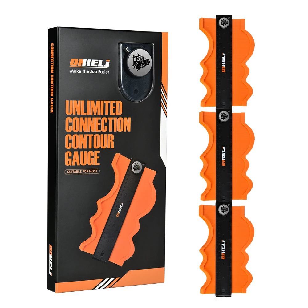 ONKEL.J Unlimited Connection Contour Gauge Profile Tool Adjustable Lock Ee Shapi - £164.41 GBP