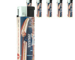 World&#39;s Fair New York D4 Lighters Set of 5 Electronic Refillable Butane  - $15.79