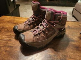 Keen Targhee III Waterproof Hiking Boots Mid Dry Brown Leather Women&#39;s 9.5 - £93.95 GBP