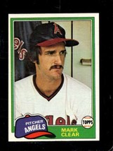 1981 Topps #12 Mark Clear Nm Angels *X89457 - $0.98