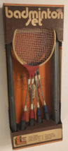 Trio Sports Family Games Outdoor Vintage 80s 90s No. 4233 Badminton Set ... - £8.56 GBP