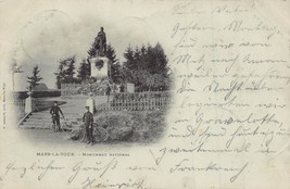 Mars La Tour France~Monument NATIONAL-POLICE Bicycle CYCLISTS~1901 Postcard - £6.09 GBP