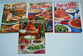 Taste of Home Annual Recipes Lot of 4 Cookbooks 1999 2000 -2001-2002 - £18.88 GBP